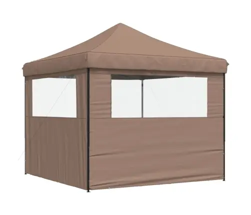 Saliekama Svinību Nojume, 2 Sānu Sienas, Brūna Vidaxl