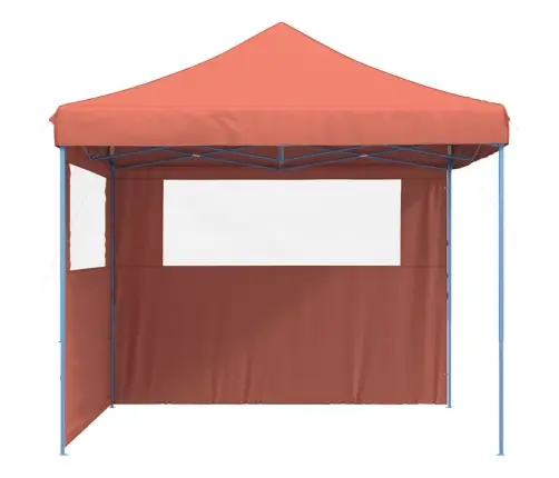 Kokkupandav Pop-Up Peotelk 2 Külgseinaga, Terrakota