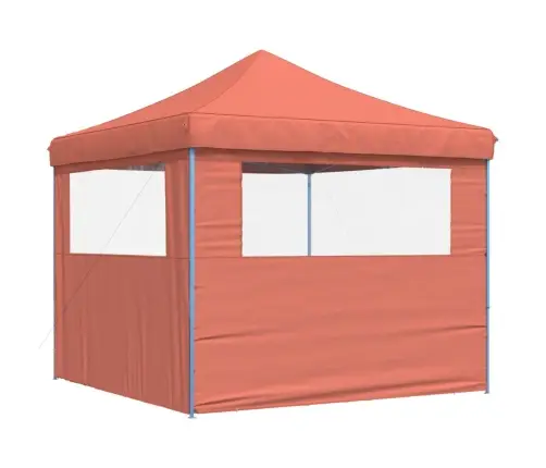 Kokkupandav Pop-Up Peotelk 2 Külgseinaga, Terrakota