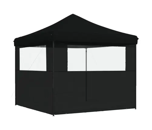 Saliekama Svinību Nojume, 2 Sānu Sienas, Melna Vidaxl