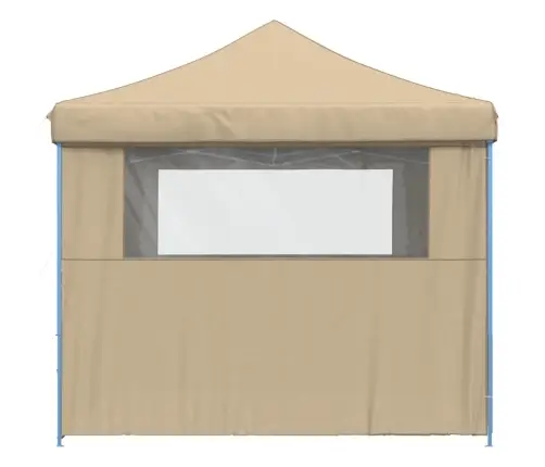 Saliekama Svinību Nojume, 4 Sānu Sienas, Bēša Vidaxl