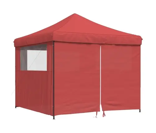 Saliekama Svinību Nojume, 4 Sānu Sienas, Vīnsarkana Vidaxl