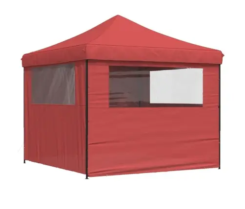 Saliekama Svinību Nojume, 4 Sānu Sienas, Vīnsarkana Vidaxl