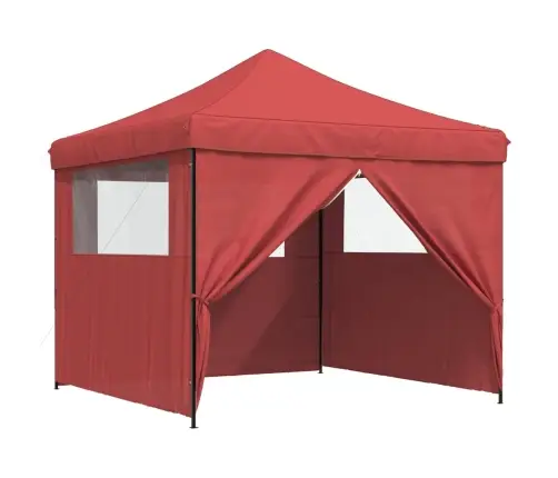 Saliekama Svinību Nojume, 4 Sānu Sienas, Vīnsarkana Vidaxl