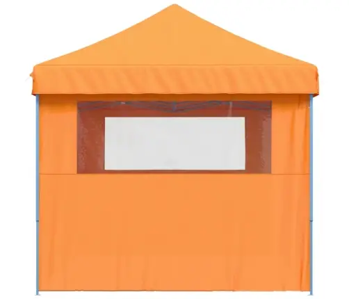 Išskleidžiama Proginė Palapinė Su 3 Sienomis, Oranžinė