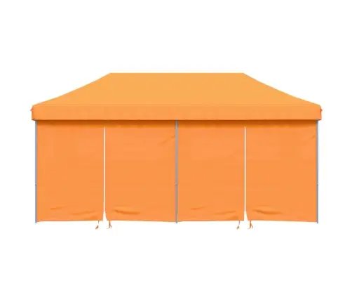 Saliekama Svinību Nojume, 4 Sānu Sienas, Oranža Vidaxl