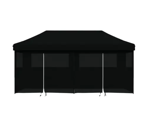 Saliekama Svinību Nojume, 4 Sānu Sienas, Melna Vidaxl