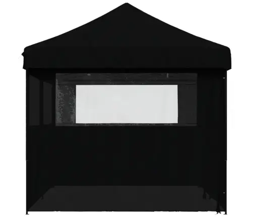 Saliekama Svinību Nojume, 4 Sānu Sienas, Melna Vidaxl