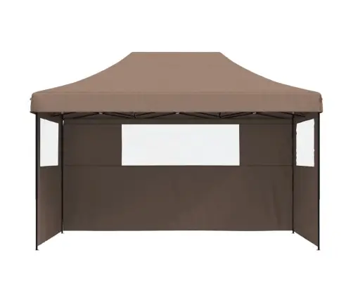 Saliekama Svinību Nojume, 3 Sānu Sienas, Brūna Vidaxl