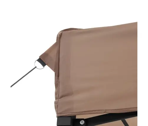 Saliekama Svinību Nojume, 3 Sānu Sienas, Brūna Vidaxl