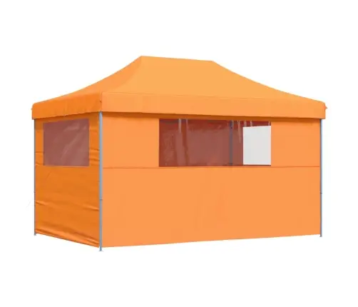 Saliekama Svinību Nojume, 4 Sānu Sienas, Oranža Vidaxl