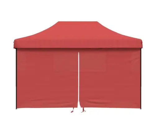 Išskleidžiama Proginė Palapinė Su 4 Šoninėmis Sienomis, Bordo