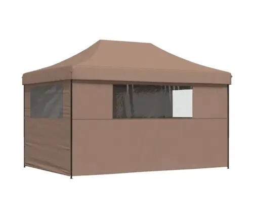 Saliekama Svinību Nojume, 4 Sānu Sienas, Brūna Vidaxl