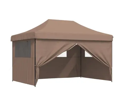 Saliekama Svinību Nojume, 4 Sānu Sienas, Brūna Vidaxl