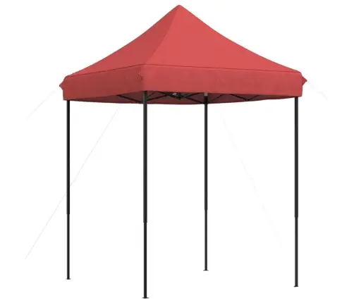 Saliekama Svinību Telts, Vīnsarkana, 200X200X306 Cm Vidaxl