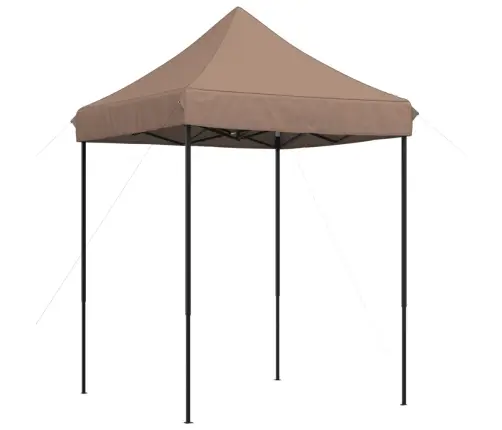 Išskleidžiama Proginė Palapinė, Rudos Spalvos, 200X200X306Cm