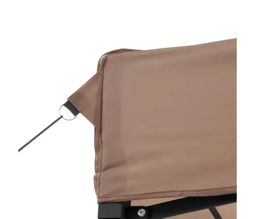 Išskleidžiama Proginė Palapinė, Rudos Spalvos, 200X200X306Cm