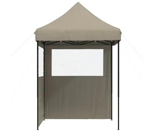 Saliekama Svinību Nojume, 2 Sānu Sienas, Pelēkbrūna Vidaxl