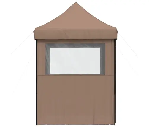 Kokkupandav Pop-Up Peotelk 4 Külgseinaga, Pruun