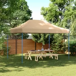 Saliekama Svinību Telts, Bēša, 410X279X315 Cm Vidaxl Saliekama Svinību Telts, Bēša, 410X279X315 Cm Vidaxl