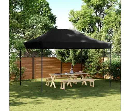 Saliekama Svinību Telts, Melna, 410X279X315 Cm Vidaxl