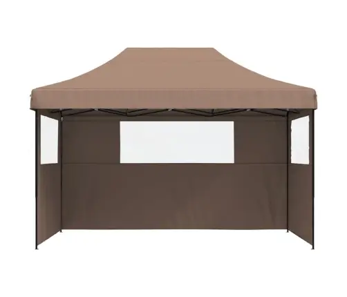 Saliekama Svinību Nojume, 3 Sānu Sienas, Brūna Vidaxl