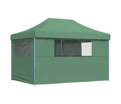 Kokkupandav Pop-Up Peotelk 4 Külgseinaga, Roheline