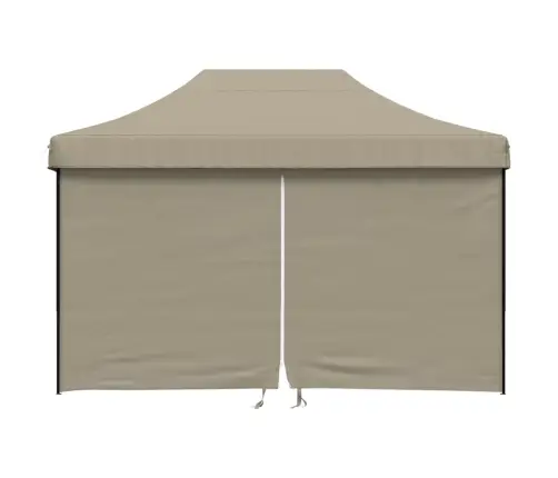 Saliekama Svinību Nojume, 4 Sānu Sienas, Pelēkbrūna Vidaxl