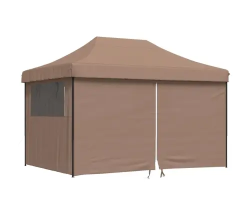 Saliekama Svinību Nojume, 4 Sānu Sienas, Brūna Vidaxl