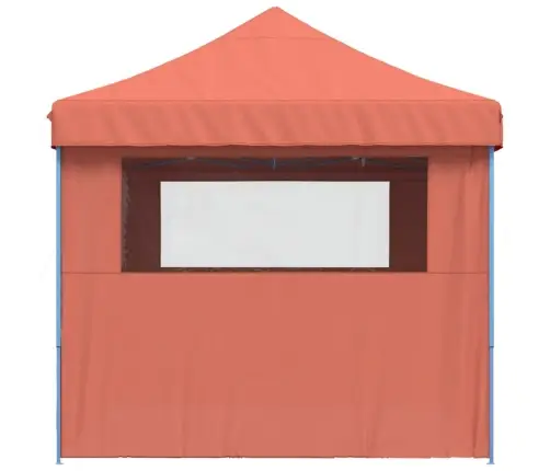 Saliekama Svinību Nojume, 4 Sānu Sienas, Sarkanbrūna Vidaxl