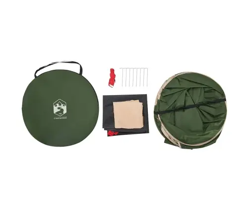 Pārģērbšanās Telts, Zaļa, Ūdensizturīga Vidaxl