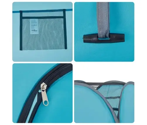 Pārģērbšanās Telts, Zila, Ūdensizturīga Vidaxl