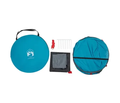 Pārģērbšanās Telts, Zila, Ūdensizturīga Vidaxl