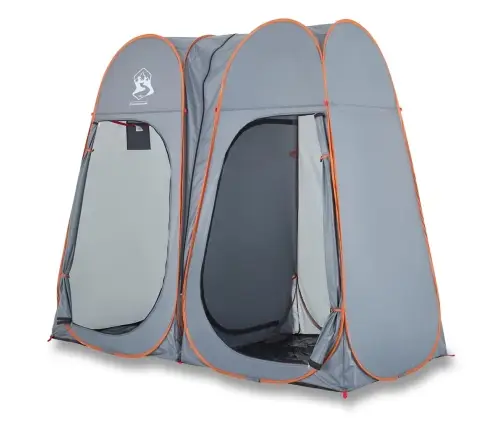 Pārģērbšanās Telts, Pelēka, Oranža, Ūdensnecaurlaidīga Vidaxl
