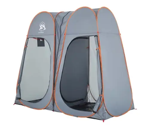 Pārģērbšanās Telts, Pelēka, Oranža, Ūdensnecaurlaidīga Vidaxl