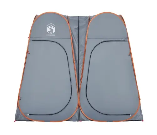 Pārģērbšanās Telts, Pelēka, Oranža, Ūdensnecaurlaidīga Vidaxl