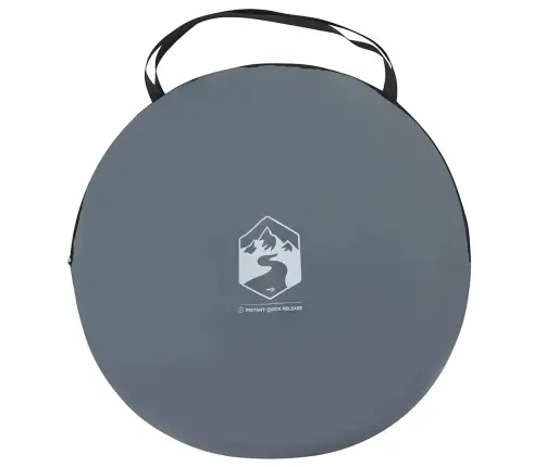 Pārģērbšanās Telts, Pelēka, Oranža, Ūdensnecaurlaidīga Vidaxl