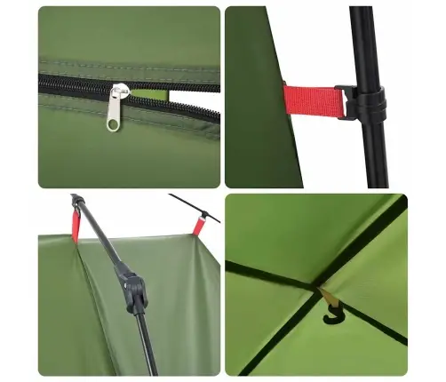 Privatumo Suteikianti Palapinė, Žalia, Greito Atleidimo