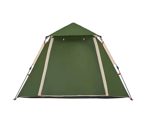 Kempinga Telts 4 Personām, Kupola Forma, Zaļa Vidaxl