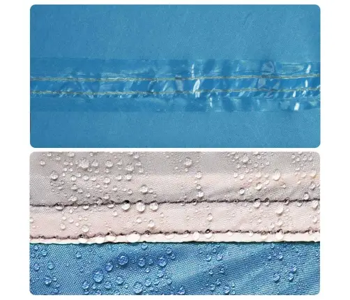 Kempinga Telts 4 Personām, Kupola Forma, Zils Vidaxl