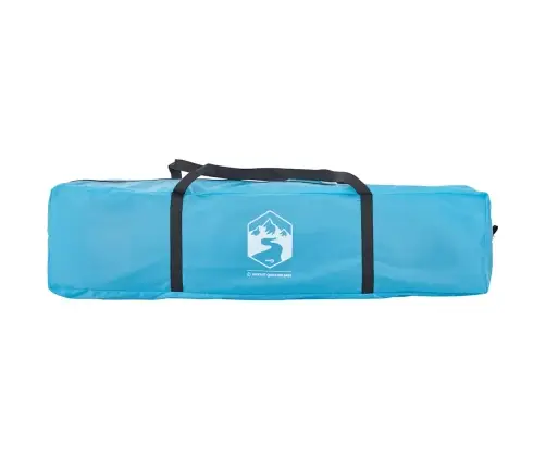 Kempinga Telts 4 Personām, Kupola Forma, Zils Vidaxl