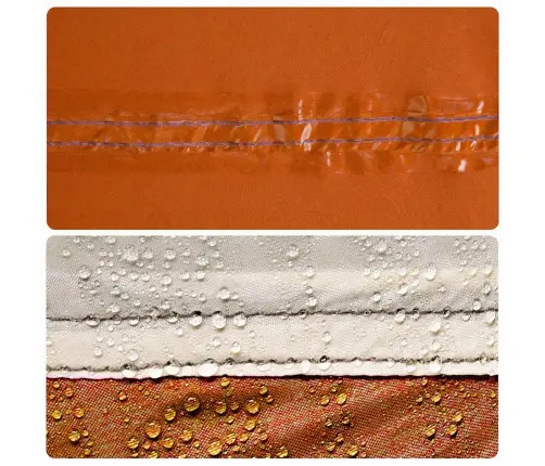 Kempinga Telts 4 Personām, Kupola Forma, Pelēka, Oranža Vidaxl