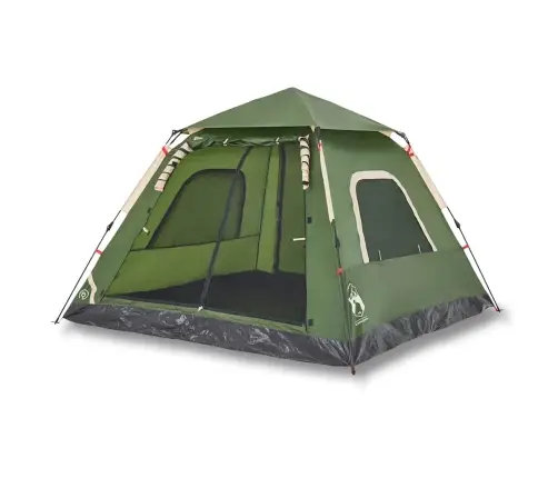 Matkatelk 5 Inimesele, Kuppel, Roheline, Kiirvabastus