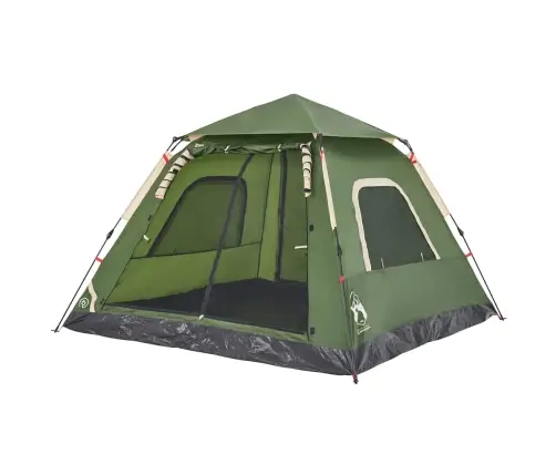 Matkatelk 5 Inimesele, Kuppel, Roheline, Kiirvabastus