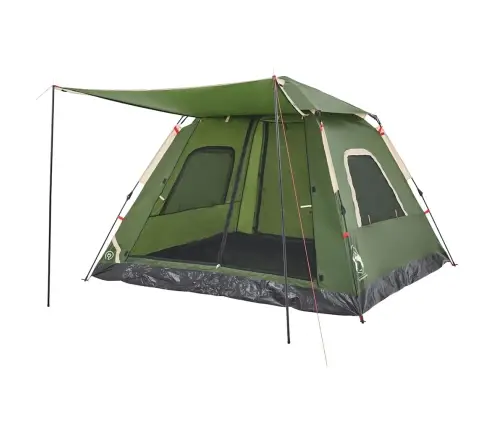 Matkatelk 5 Inimesele, Kuppel, Roheline, Kiirvabastus