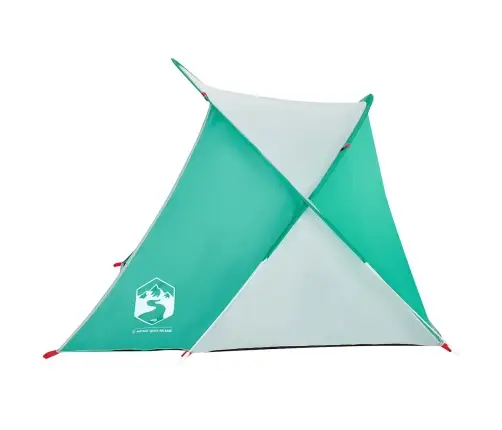 Pludmales Telts 2 Personām, Jūras Zaļa, Ūdensizturīga Vidaxl