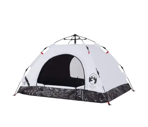 Kempinga Telts 2 Personām, Balta, Aptumšojošs Audums Vidaxl