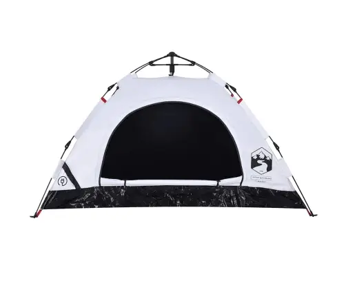 Kempinga Telts 2 Personām, Balta, Aptumšojošs Audums Vidaxl