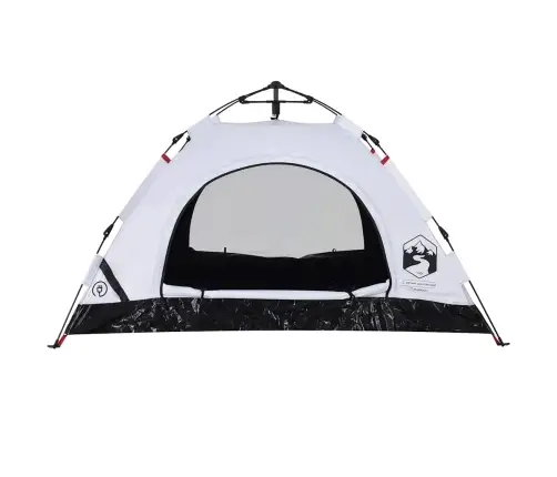 Kempinga Telts 2 Personām, Balta, Aptumšojošs Audums Vidaxl