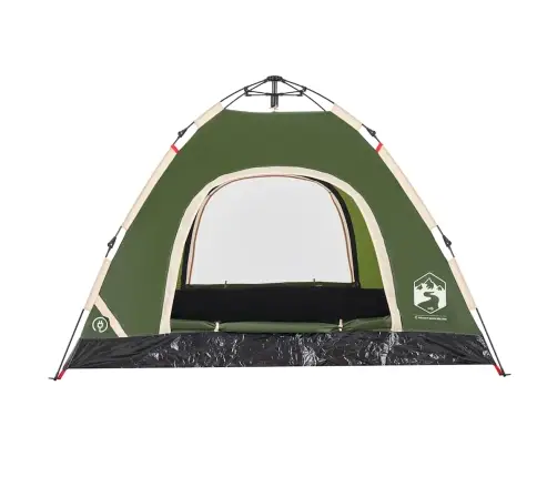 Kempinga Telts 3 Personām, Zaļa Vidaxl